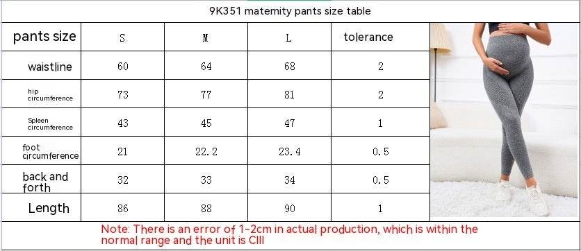 High Waist Pregnancy Yoga Pants - 3D Belly Support for Ultimate Comfort - Buy Center