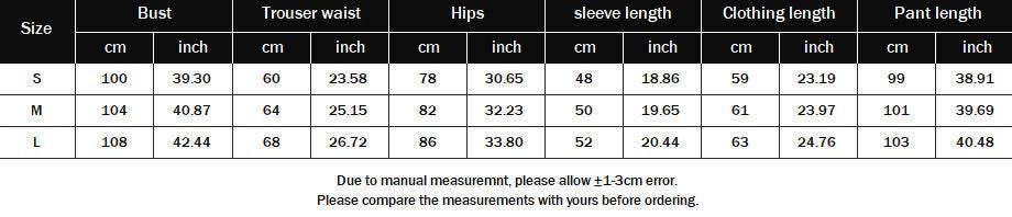 Buycenter Women's Long Sleeve Trousers Suit - Comfort Wool & Girly Style - Buy Center