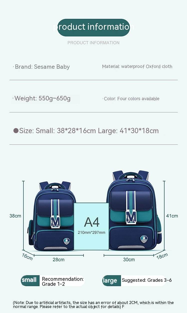 Lightweight Children's School Backpack - Spine Protection & Burden Relief - Buy Center