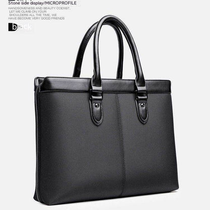 Professional Portable Briefcase - Stylish PU Leather Handbag for Work - Buy Center
