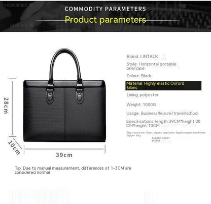 Professional Portable Briefcase - Stylish PU Leather Handbag for Work - Buy Center