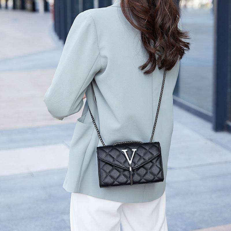 Urban Style Polyester Evening Bag - Chain Tassel Crossbody 2025 - Buy Center