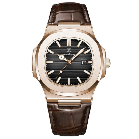 Buycenter Men's Waterproof Luminous Quartz Watch - Sleek Alloy Design - Buy Center