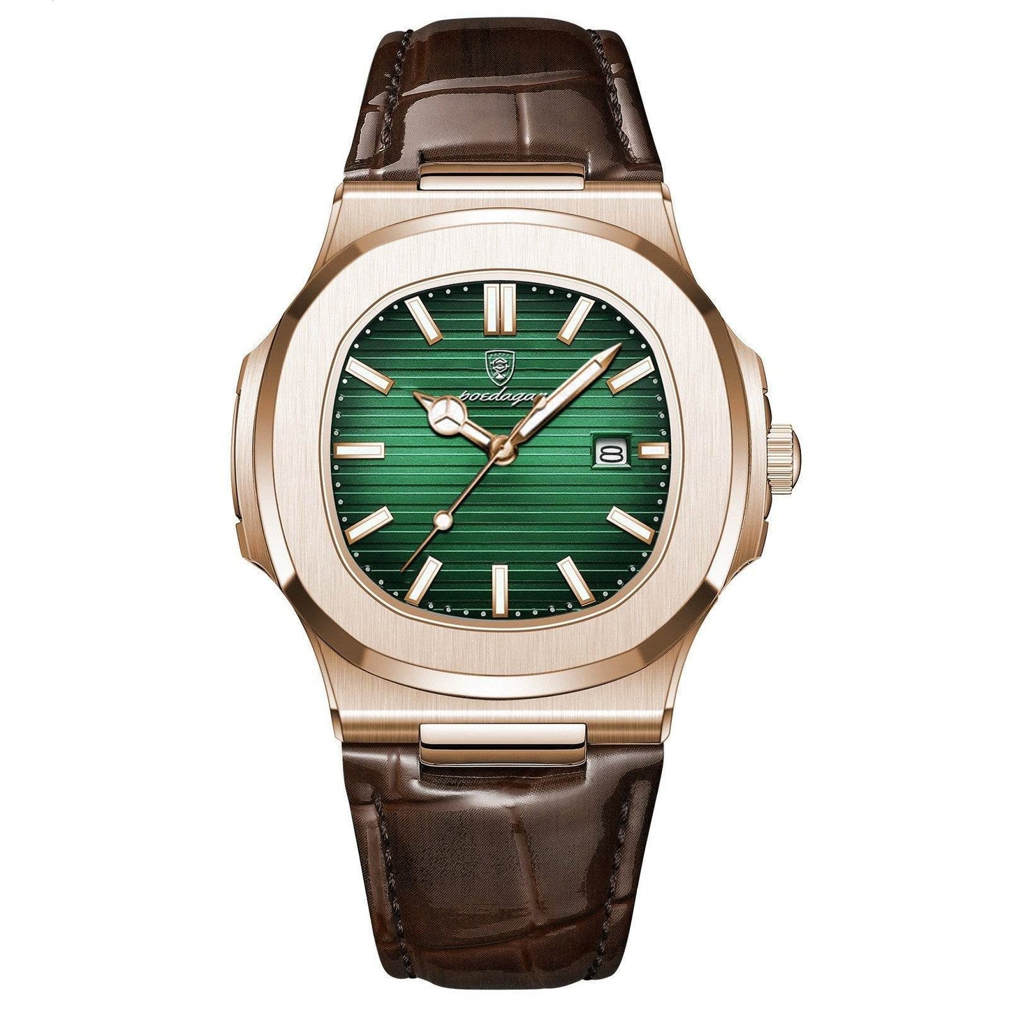 Buycenter Men's Waterproof Luminous Quartz Watch - Sleek Alloy Design - Buy Center