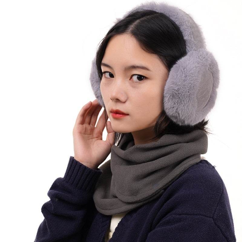 Plush Folding Earmuffs for Women - Warm & Trendy Winter Accessory - Buy Center