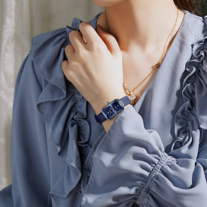 Exquisite Square Diamond Quartz Watch - Stylish & Waterproof for Women - Buy Center
