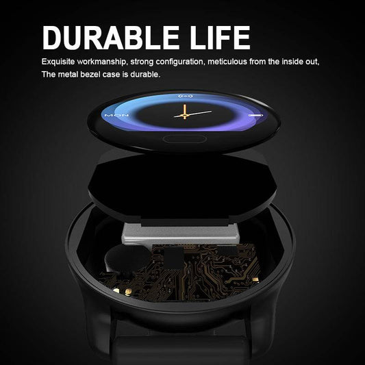 Smart Watch with Heart Rate Monitor - Bluetooth Dual Display Fitness Tracker - Buy Center