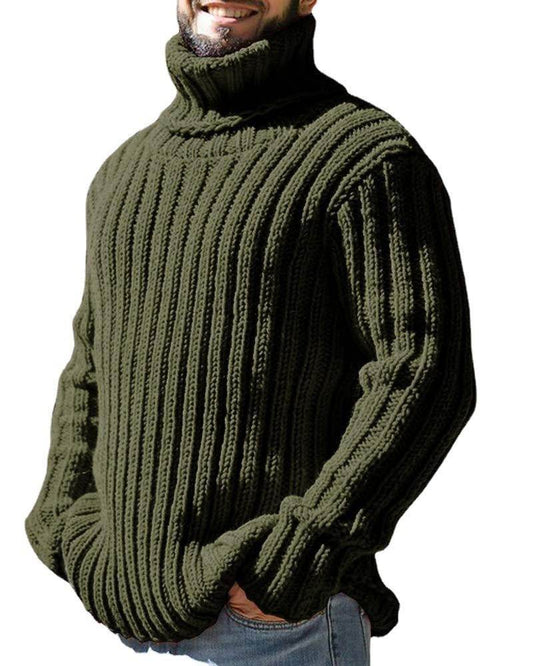Buycenter Men's Slim Fit Knit Sweater - Stylish Autumn & Winter Top - Buy Center