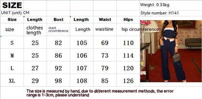 Contrast Color Two-Piece Jumpsuit - Trendy Gray & Black Wide-Leg Style - Buy Center