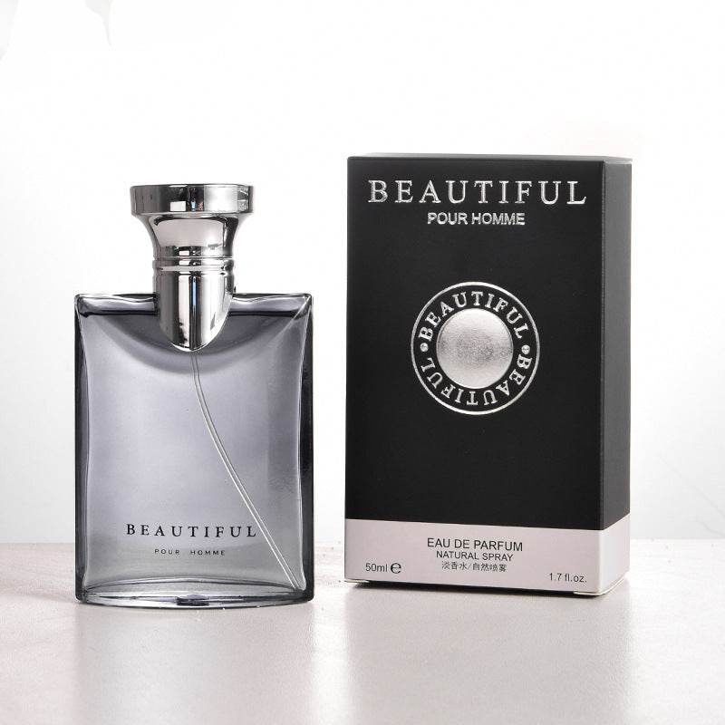 Men's Durable Natural Perfume - Fresh Wood & Tea Scent, 50ml for All-Day Wear - Buy Center