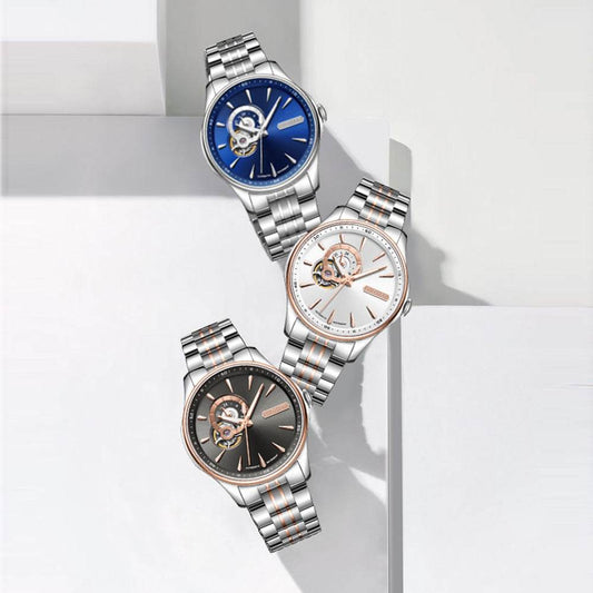 Buy Center Mechanical Watch - Luminous Display, 50m Waterproof, 42mm Dial - Buy Center