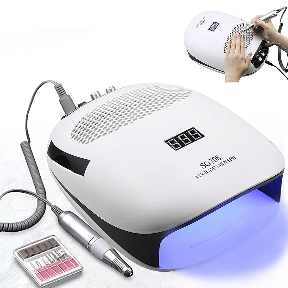 Multifunctional Nail Lamp 3 in 1 - Efficient Drying & Tool Organizer - Buy Center