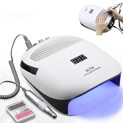Multifunctional Nail Lamp 3 in 1 - Efficient Drying & Tool Organizer - Buy Center