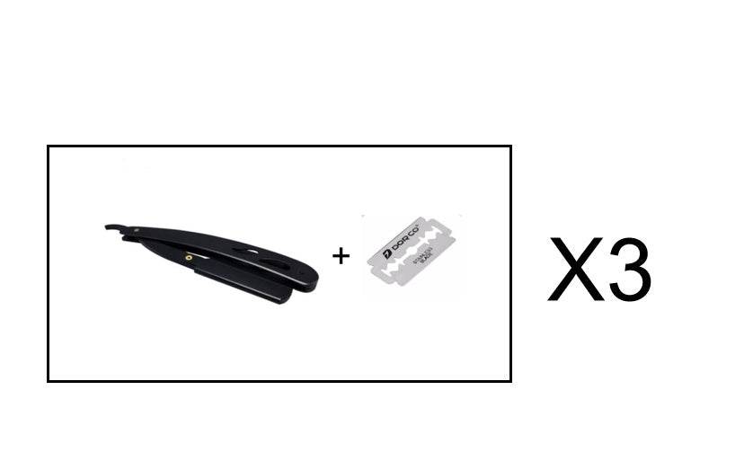Premium Stainless Steel Razor - 10 Blades for Smooth and Precise Shaving - Buy Center