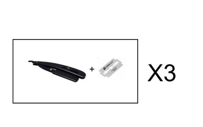 Premium Stainless Steel Razor - 10 Blades for Smooth and Precise Shaving - Buy Center