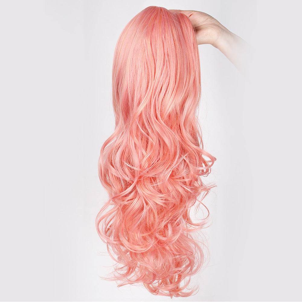 Long Curly Wig - 26-Inch High-Temperature Fiber for Natural Beauty - Buy Center