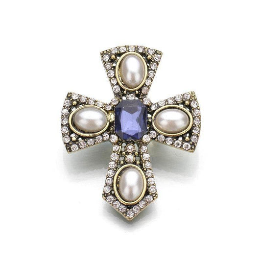 Silver Pearl Badge - Unisex Jewelry with Elegant Leaf Design, Premium Quality - Buy Center
