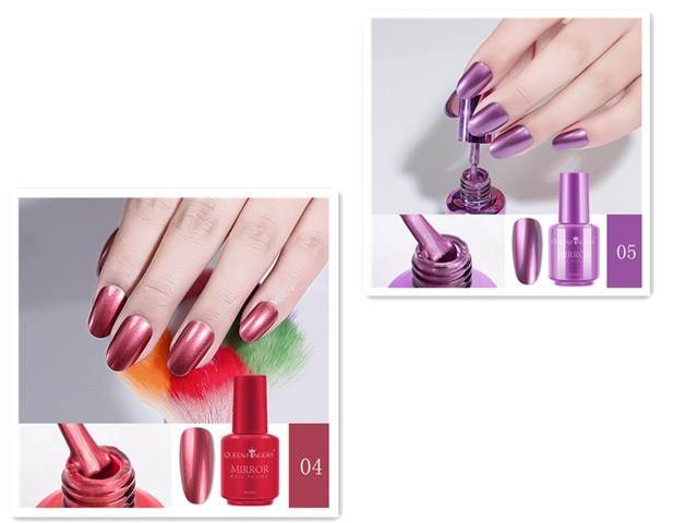 Mirror Nail Polish - Long-Lasting Professional Finish in 8ml Bottle - Buy Center