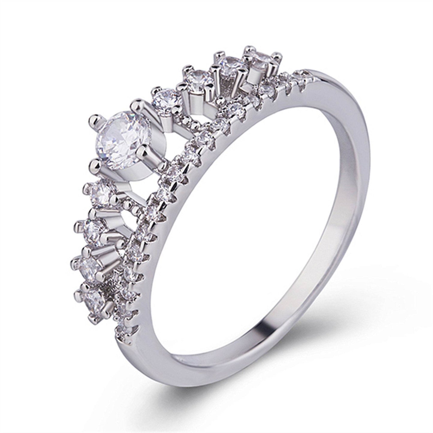 Micro Set Crown Ring - Stunning K-Gold Design for Men & Women - Buy Center
