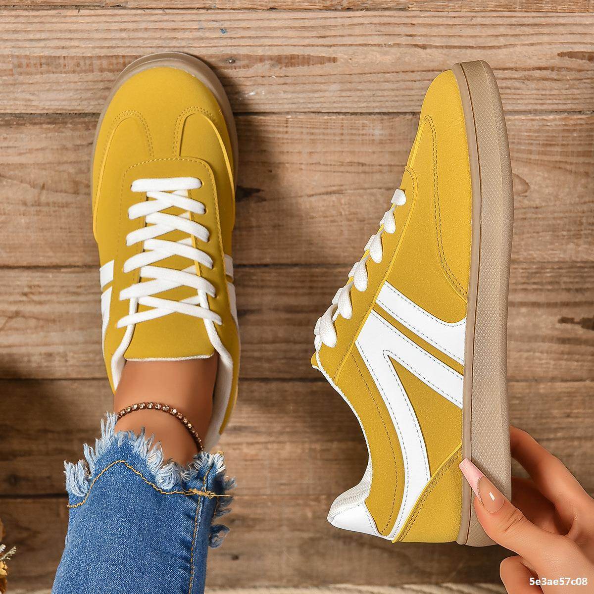 Casual Women's Lace-Up Round Toe Flats - Stylish Slip-On Shoes 2025 - Buy Center