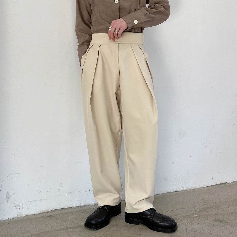 Men's High Waist Harem Trousers - Stylish Cotton Comfort, Urban Chic - Buy Center