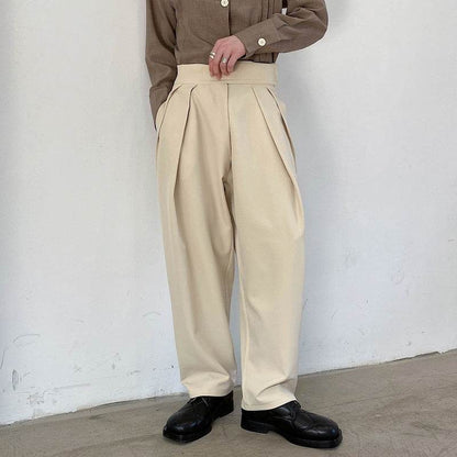 Men's High Waist Harem Trousers - Stylish Cotton Comfort, Urban Chic - Buy Center