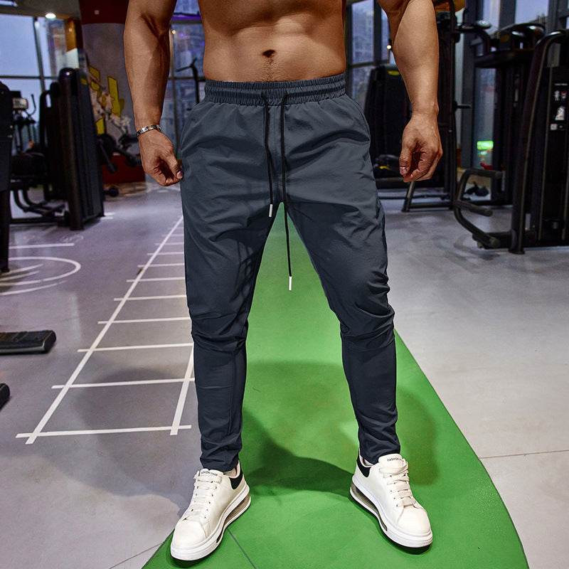 Workoutwolf Men's Ice Silk Sports Pants - Quick-Dry & High Elasticity 2025 - Buy Center