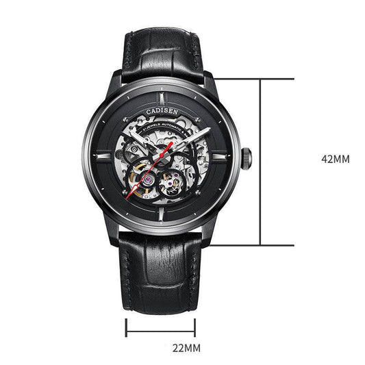 Buycenter Lukong Men's Mechanical Watch - Luminous Display, Waterproof 50m - Buy Center