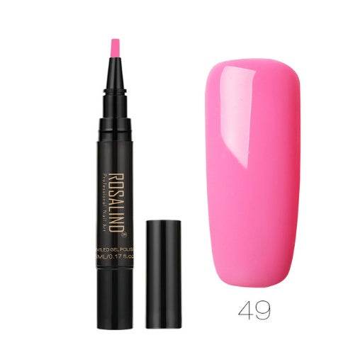 5ml Solid Color Nail Art Pen - Easy Application in 58 Vibrant Shades - Buy Center