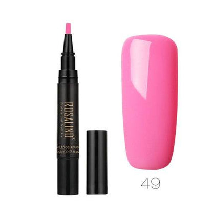 5ml Solid Color Nail Art Pen - Easy Application in 58 Vibrant Shades - Buy Center