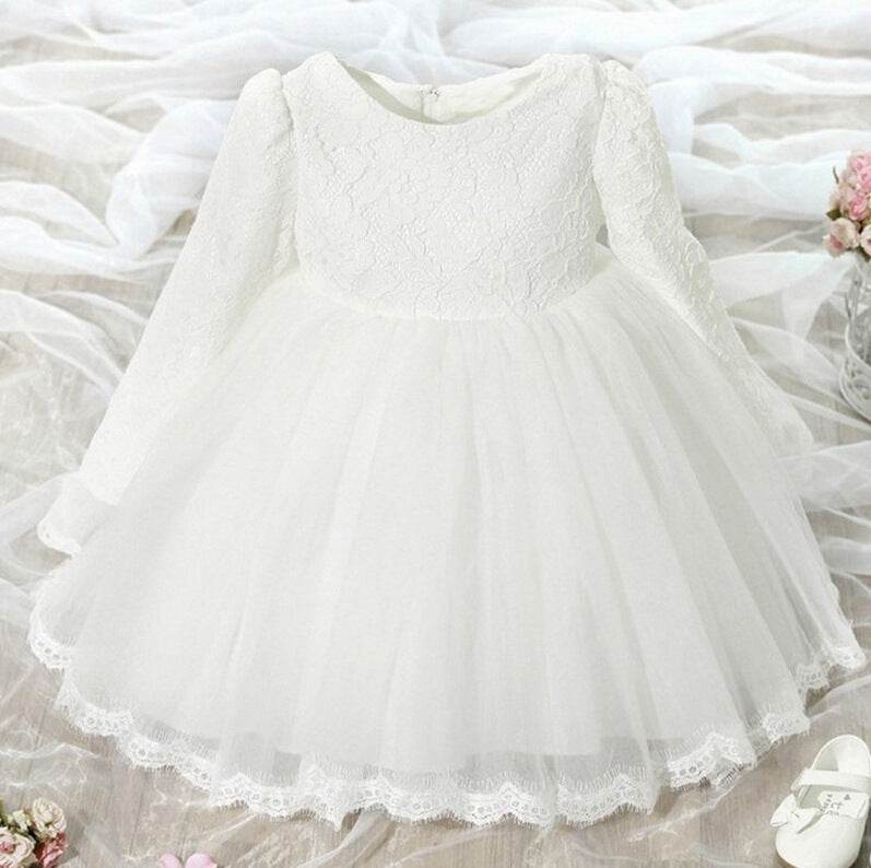 Elegant Lace Princess Dress for Girls - Perfect Flower Girl Outfit - Buy Center