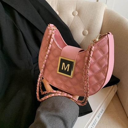 Women's Rhombus Chain Messenger Bag - Stylish & Versatile Crossbody 2025 - Buy Center