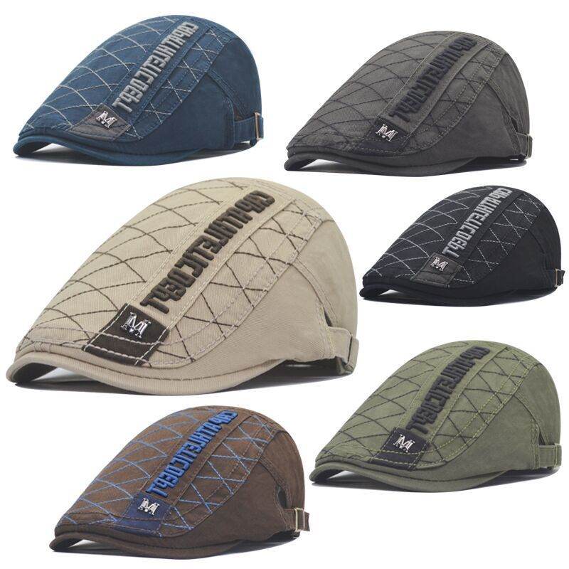Men's Sun Protection Peaked Cap - Adjustable & Breathable Retro Style - Buy Center