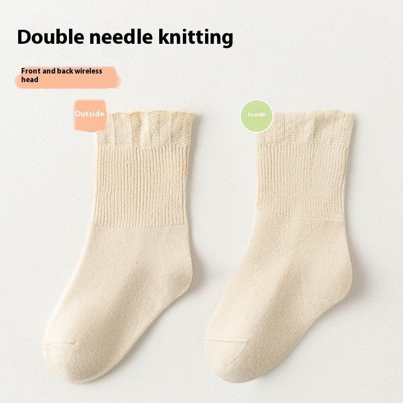 Girls' Breathable Cotton Lace Socks - Cute, Multi-Color Styles for Kids - Buy Center
