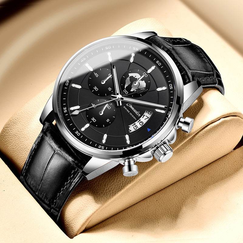 Men's Full-Automatic Waterproof Watch - Luminous Stylish Design 2025 - Buy Center