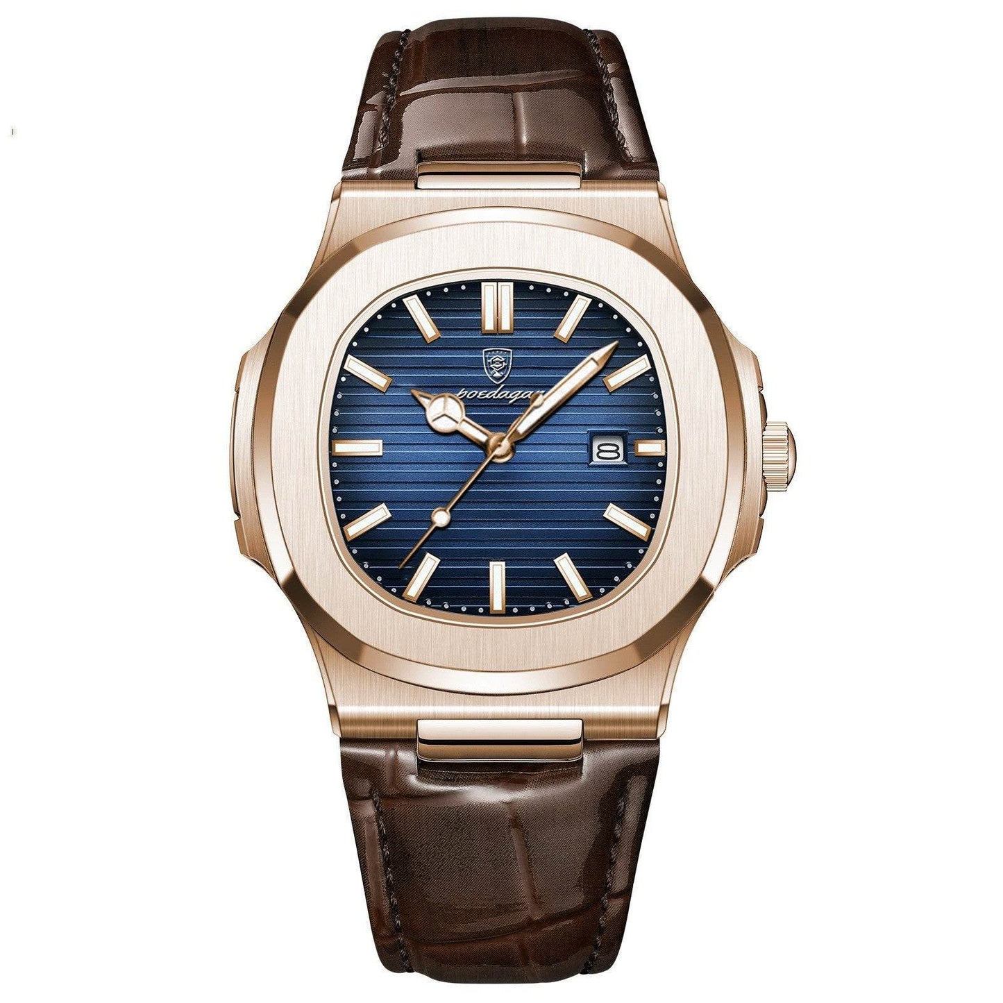 Buycenter Men's Waterproof Luminous Quartz Watch - Sleek Alloy Design - Buy Center
