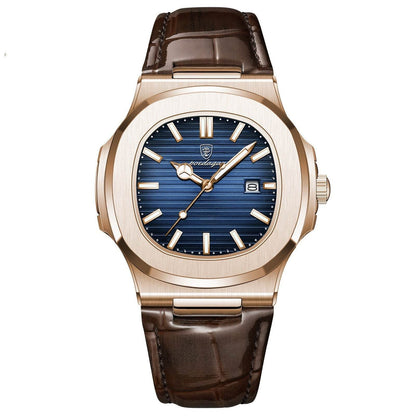 Buycenter Men's Waterproof Luminous Quartz Watch - Sleek Alloy Design - Buy Center
