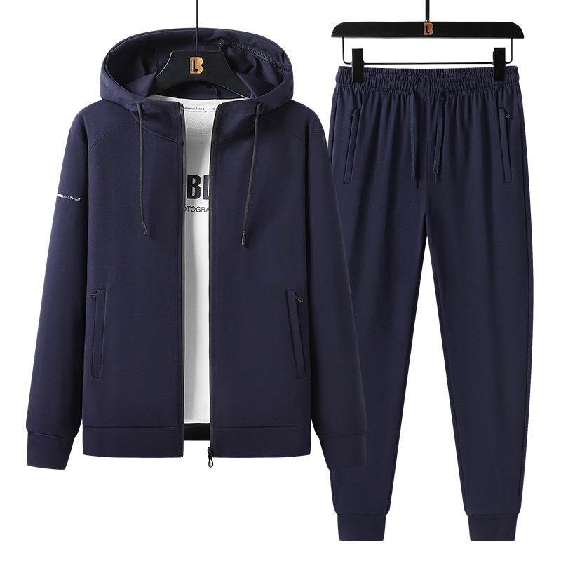 Men's Sports Leisure Suit - Trendy Cotton Blend for Spring & Autumn - Buy Center