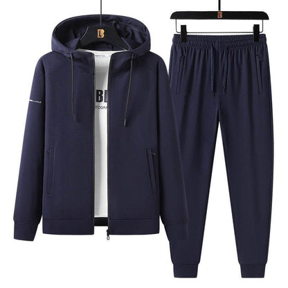 Men's Sports Leisure Suit - Trendy Cotton Blend for Spring & Autumn - Buy Center