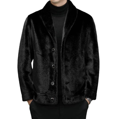 Elegant Padded Coat with Fur Top - Loose Fit & Side Pocket for Comfort - Buy Center