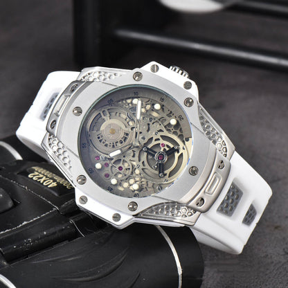 Buy Center Men's Quartz Tape Watch - Stylish Business Timepiece, 46mm Dial - Buy Center