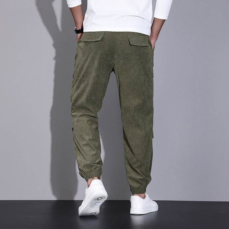 Men’s Corduroy Overalls - Casual Multi-Pocket Cargo Pants for 2025 - Buy Center