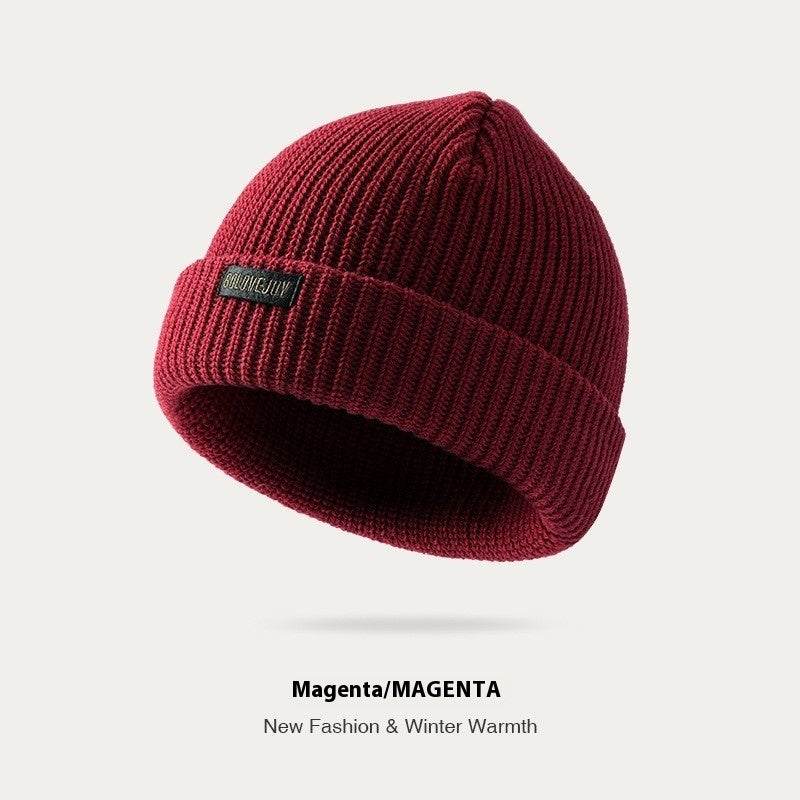 Men's Wool Knitted Fedora - Thick, Windproof Winter Style Hat - Buy Center