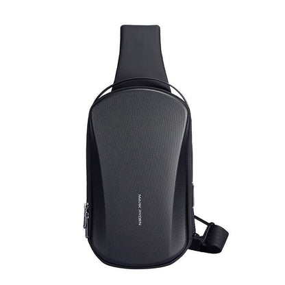 Men's Fashion Waterproof Messenger Bag - Hard Shell Crossbody Style - Buy Center