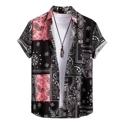 Men's Creative Hawaiian Shirt - 3D Striped Design for Stylish Comfort - Buy Center