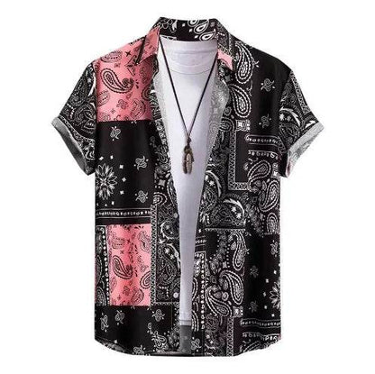 Men's Creative Hawaiian Shirt - 3D Striped Design for Stylish Comfort - Buy Center