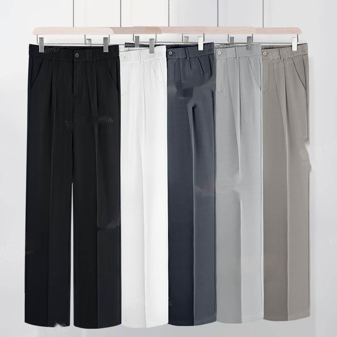 Summer Straight Leg Pants - Comfortable Bamboo Fiber, Stylish Fit - Buy Center