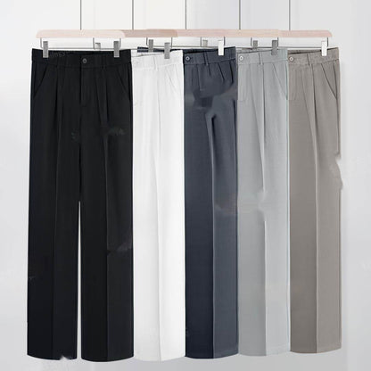 Summer Straight Leg Pants - Comfortable Bamboo Fiber, Stylish Fit - Buy Center