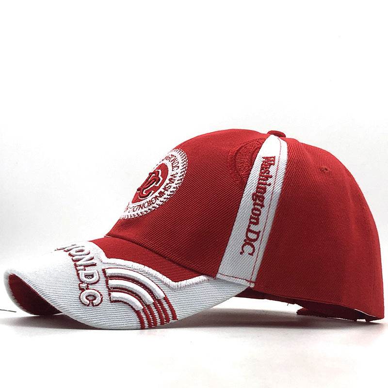 Trendy Embroidered Baseball Cap - Adjustable Cotton Sun Protection Hat - Buy Center