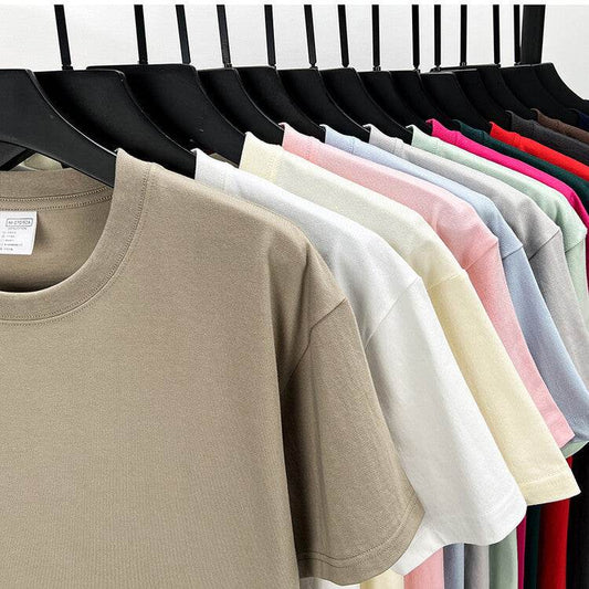230g Cotton Short-Sleeved T-Shirt for Men - Stylish Casual Wear 2025 - Buy Center